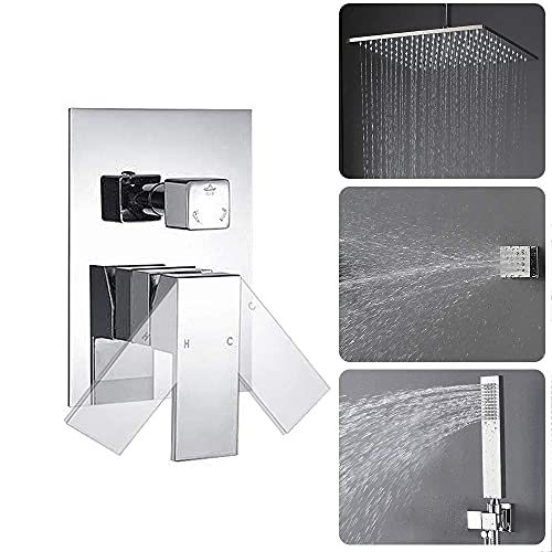 Backnets Bathroom Shower System Combo Set Antique Faucets Sets Complete With On/Off Body Spray Jets #TOP1