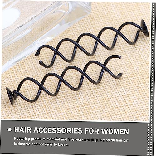 100 pasadores en espiral para moños y horquillas de cabello de mujer 3