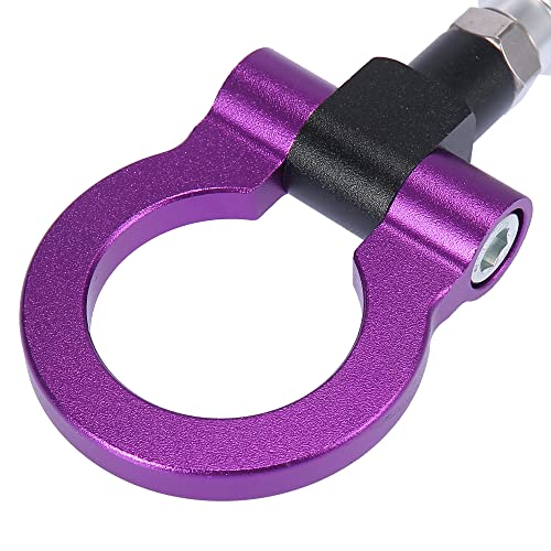 X Autohaux Purple Aluminum Alloy Front Bumper Trailer Ring Eye Towing Tow Hook Screw For Bmw 325I 335I 550I 125I 120I 330I 318I 530I #TOP6