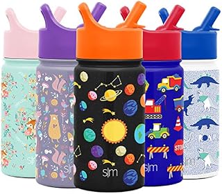 Simple Modern 14oz Summit Kids Water Bottle Thermos with Straw Lid - Dishwasher