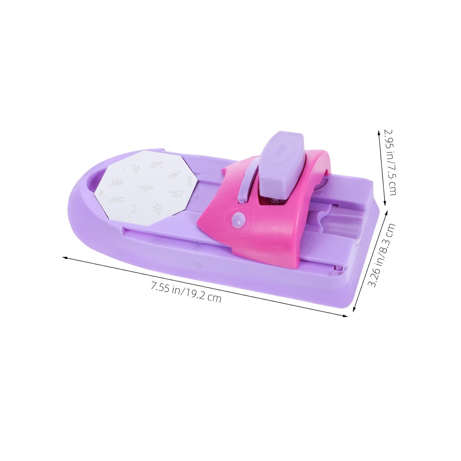 Manicure Machine Printing Nail Art Printers Nail Stamping Plates Kit for Diy Pattern Printing French Tip Tool for Salon Home
