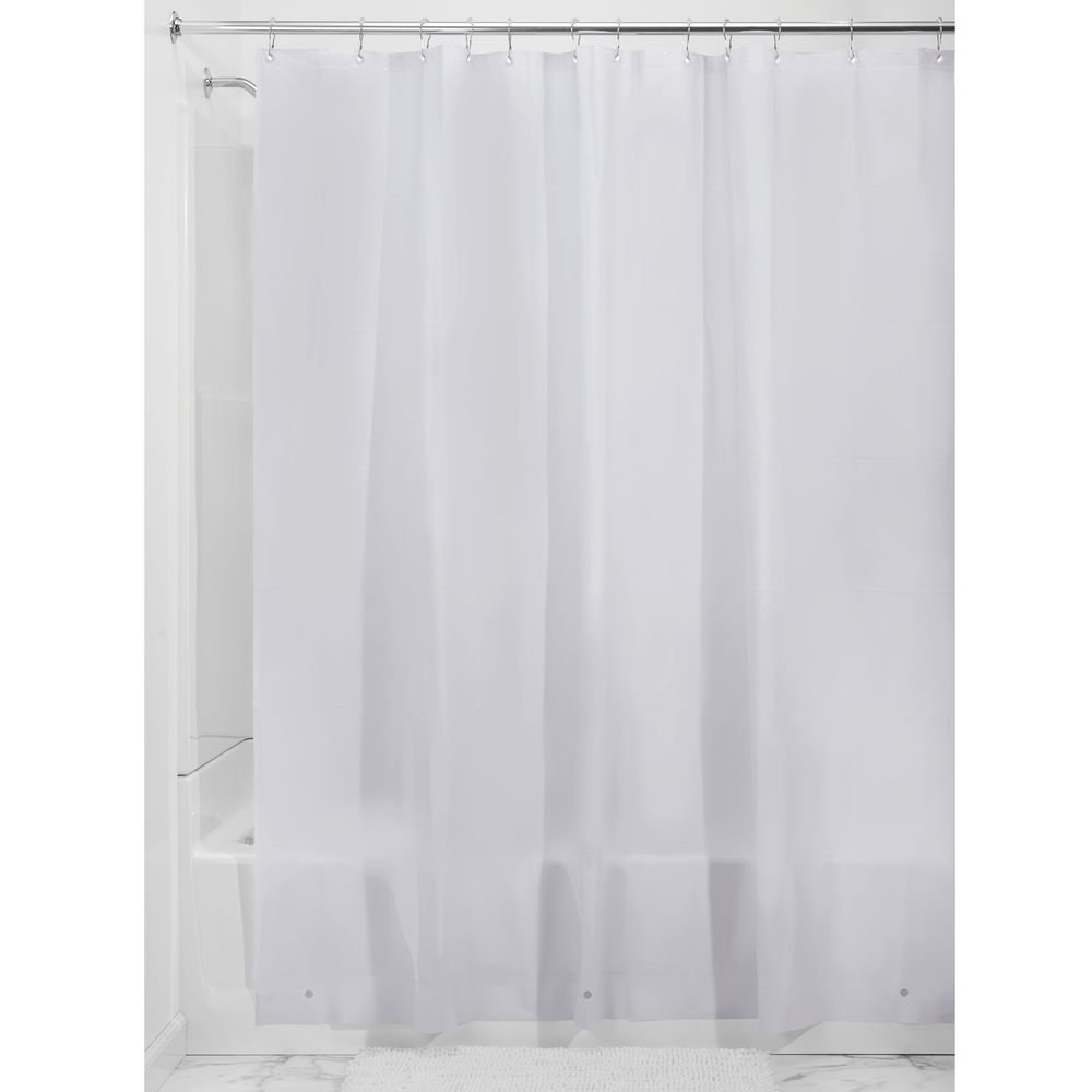 iDesign -Resistant PEVA 3 Gauge Shower Liner, Stall 54 x 78, Lavender
