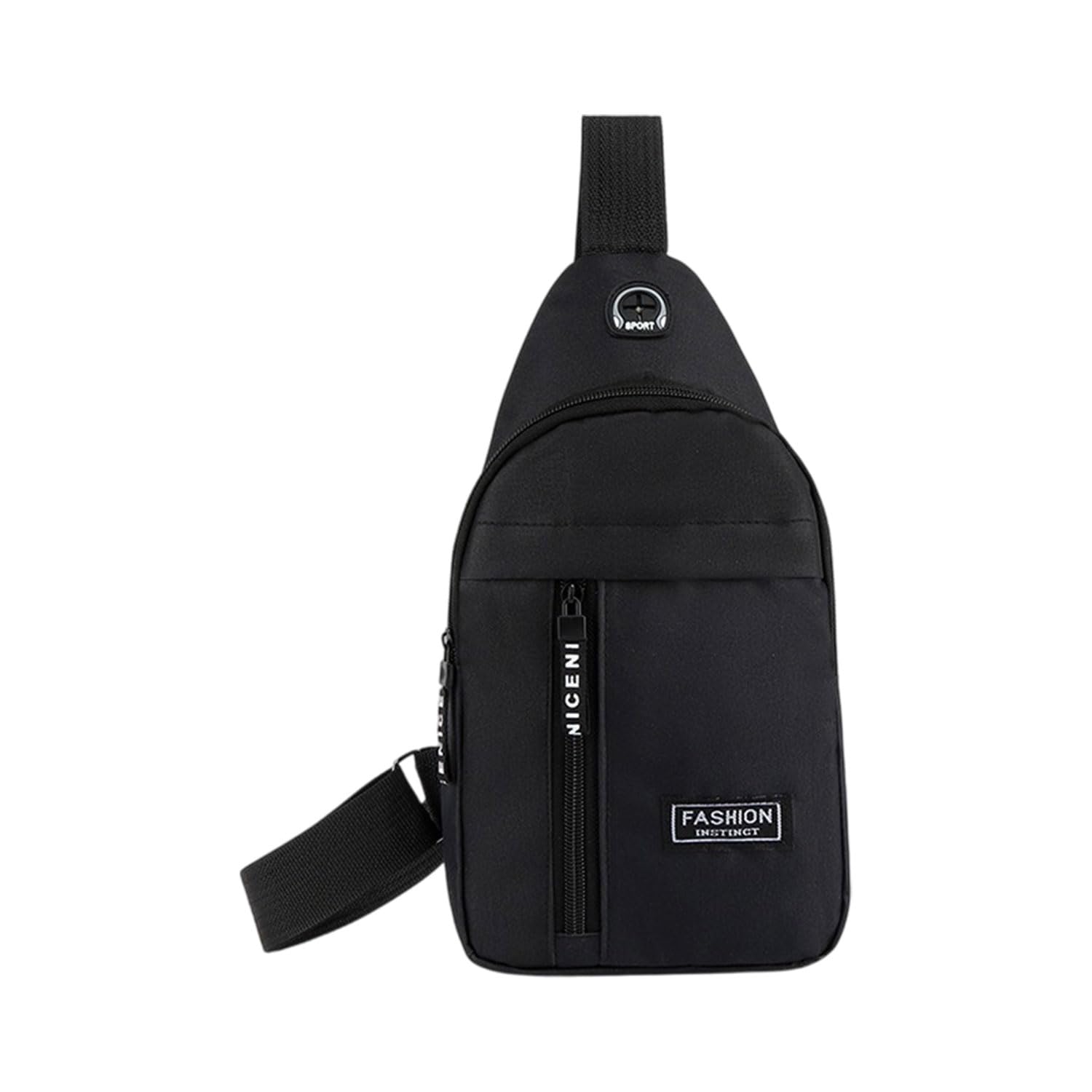 MOMISY Sling Chest Bag For Men Waterproof Sling Backpack Bag Cross body Bag for Travel | Hiking | Jogging | Gym | Picnic & Daily Use