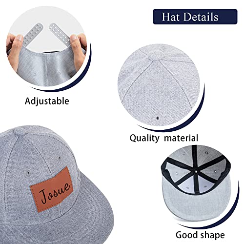 Custom Toddler Hat, Personalized Kid Baseball Caps Adjustable Truck Hat Baby Boy Snapback Hat - Thumbnail 6