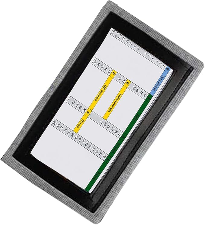 Playbook Wristband QB, Adult Football Playbook, 3 Slots, 1 Pack