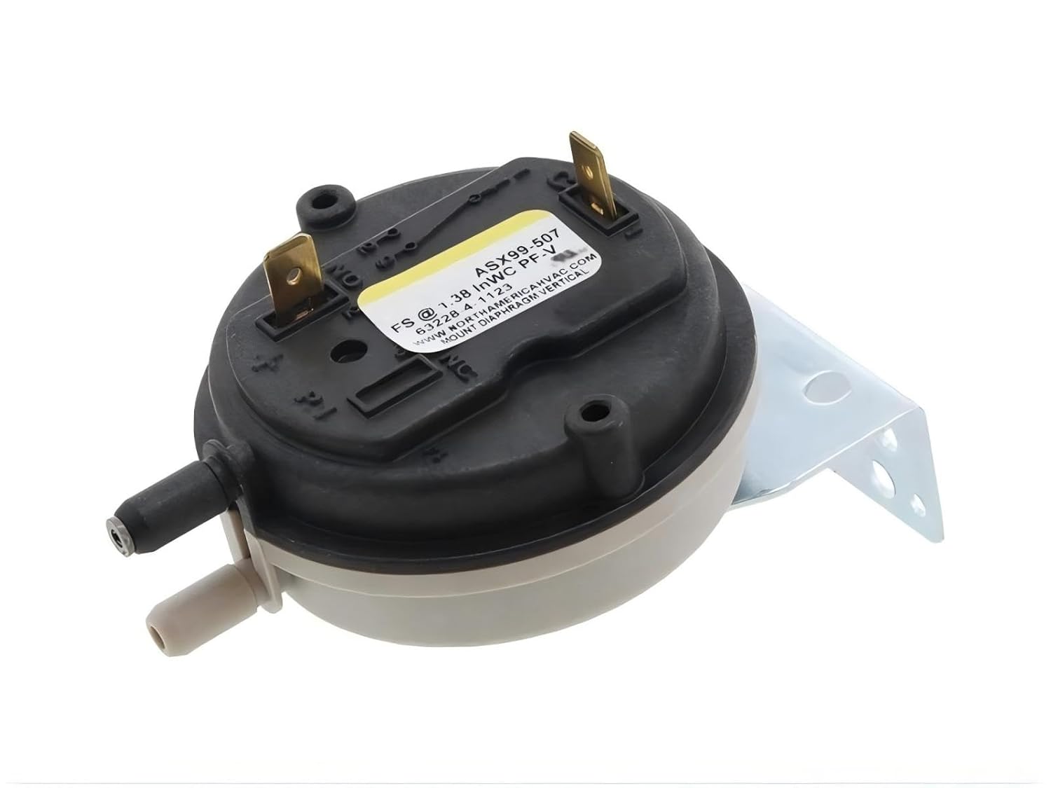 FS6785-1640 Gas Furnace Air Pressure Switch - Fits for Tridelta ICP FS6033A-1719 HQ1008819TR 1008819 FS6785-1638 PPS10009-2174 - Furnace Vent Air Pressure Switch - 1.38" W/C