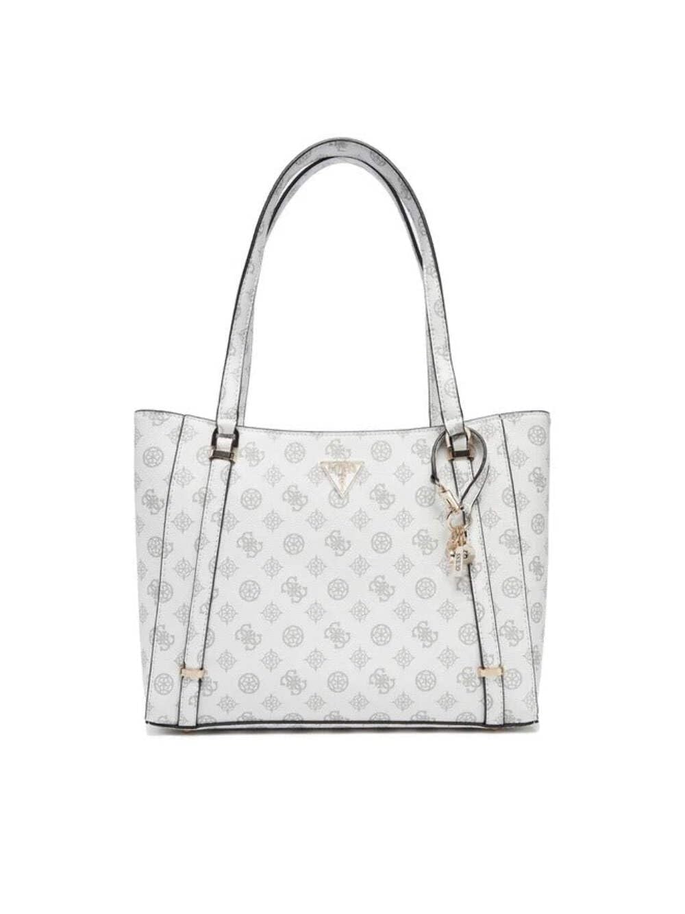 GUESS Eco Erica Elite Tote Bag White Logo