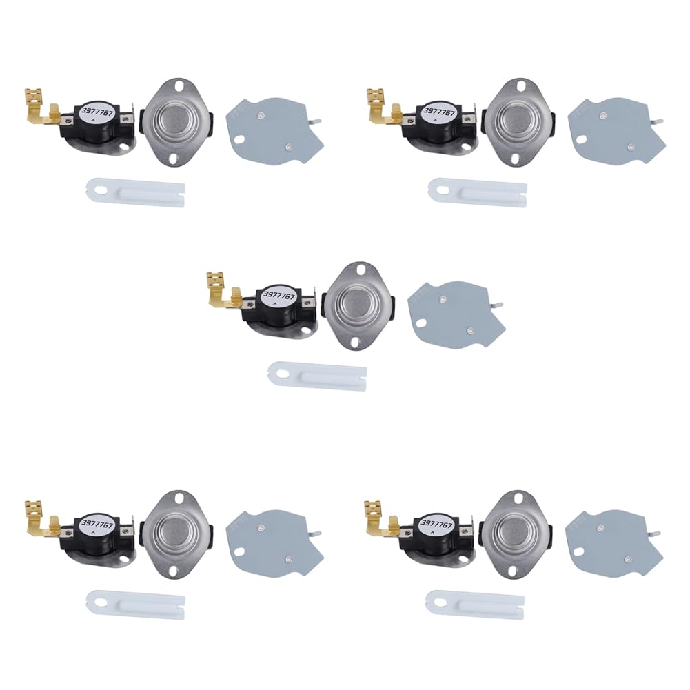 Hndhbfgrt 20x 3387134 High-Limit Thermostat 3392519 Dryer Thermal Fuse 3977393 Thermal Cut-Off Switch for and