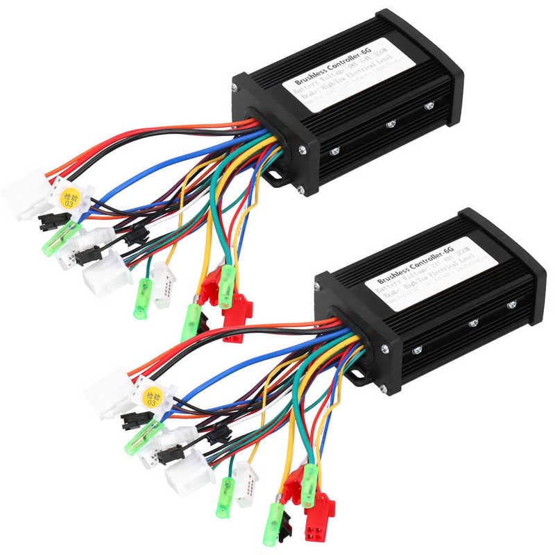 Centralina Monopattino Elettrico Regolatore motore brushless 48-64V 350W Regolatore motore brushless sinusoidale Muto bicicletta elettrica Regolatore motore brushless intelligente completo Brushless M
