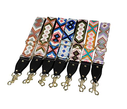 Image of 1.97 inchWide Adjustable Crossbody Bag Strap Replacement All-Match Canvas Strap for Handbags Purse And Shoulder Strap