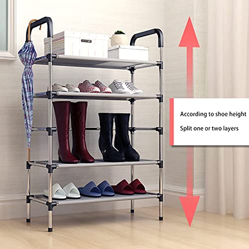 Rangement chaussures pour placard et dressing avec niveaux en tissu - 5