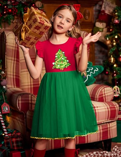 Image of Arshiner Toddler Tutu Dress Little Girls Fluffy Summer Dresses Casual Party Tulle Sundress for Kids 2-6Y