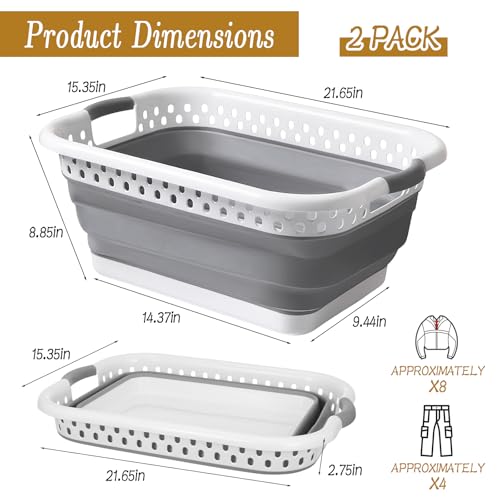 2-Pack-Collapsible-Laundry-Baskets-11-Gallon-42L-Collapsible-Laundry-Clothes-Hamper-Foldable-Laundry-Hamper-with-Non-Slip-Handles-Portable-Space-Saving-Pop-Up-Laundry-Hamper-Storage-Container