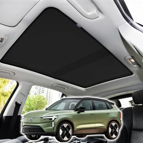 Gurgling Sound from Sunroof Area, while Driving in the Rain - 2019 Volvo XC40 6 One Piece Car Sunroof Shade Compatible with Volvo EX30 Accessories, Metal Frame | Breathable Blackout | 60s Deployment, 2 Layer Foldable Sunshade Cover Car Top (Black, EX30 Since 2023)