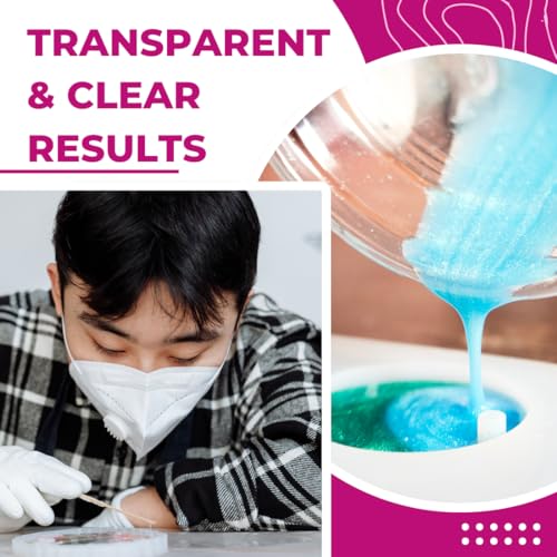 Image of Oytra Resin Art Liquid Hardener for Craft Beginners Materials Kit Ultra Crystal Clear Coat Transparent Epoxy 2 1 Ratio Artists Jewellery Set Casting Tabletop DIY Project (Pack of 5 x 300g)