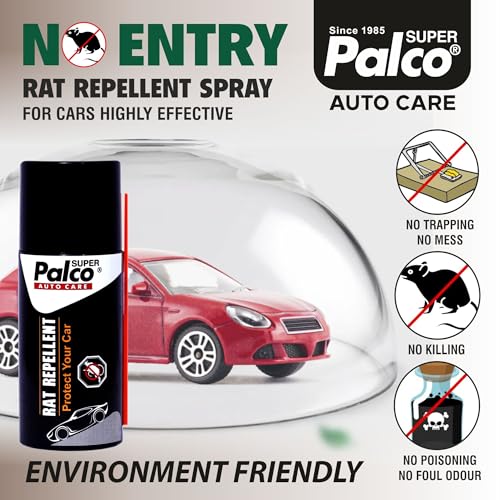 Image of PALCO Combo Auto Care 2 Products | Car Interior Cleaner Spray (500ml) with Rat Repellent Spray 150ml | Deep Cleaning, Eco-Friendly Rat Protection | Car Dashboard and Seat Cleaner Care Accessories
