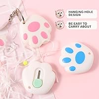 Vista 7 de Mini caja retráctil para cuchillos utilitarios, cortador de letras, cuchillos de bolsillo, coloridos mini diapositivas abiertas para letras pequeñas