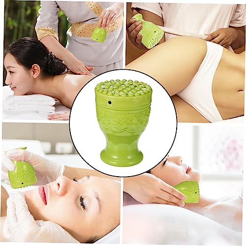 Ipetboom set portátil de taza de moxibustión cerámica con doble capa aislante para terapia de raspado, diseño ligero y práctico miniatura 3
