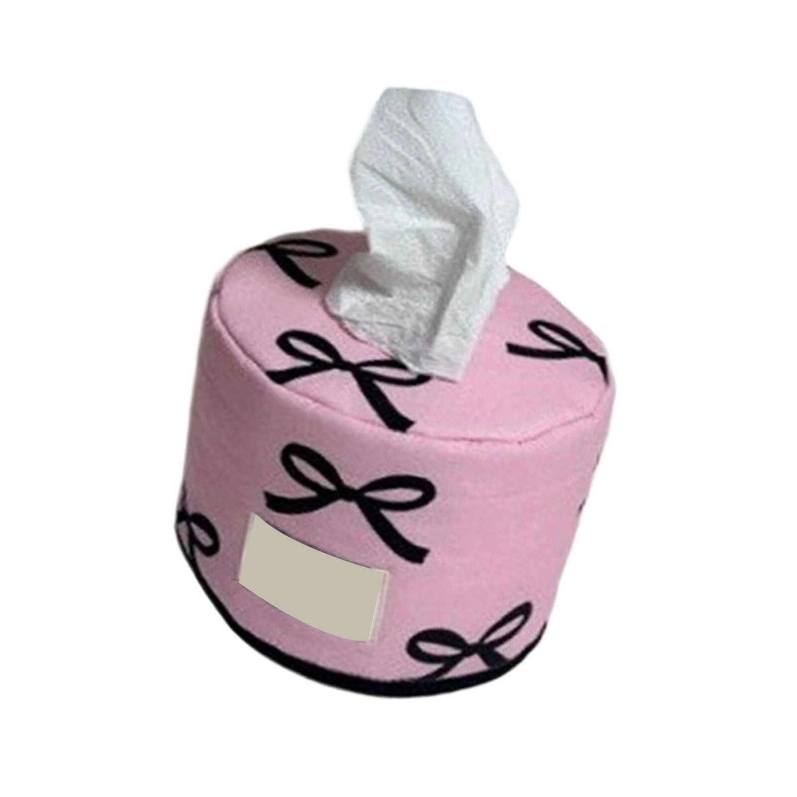 Porte-boîtes de mouchoirs design en coton avec détails amusants