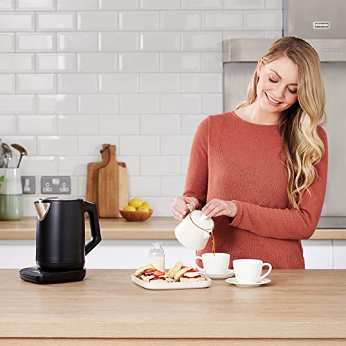 DE BESTE NINJA WATERKOKER: PERFECTE TEMPERATUUR, 1,7 LITER, LED-DISPLAY, SNELKOOKFUNCTIE EN VERSCHILLENDE TEMPERATUURINSTELLINGEN, MATZWART KT200EU