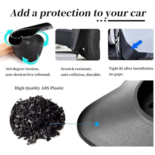 Garde-Boue Peugeot Rifter Pare-Boue Voiture Splash Fender Bavette