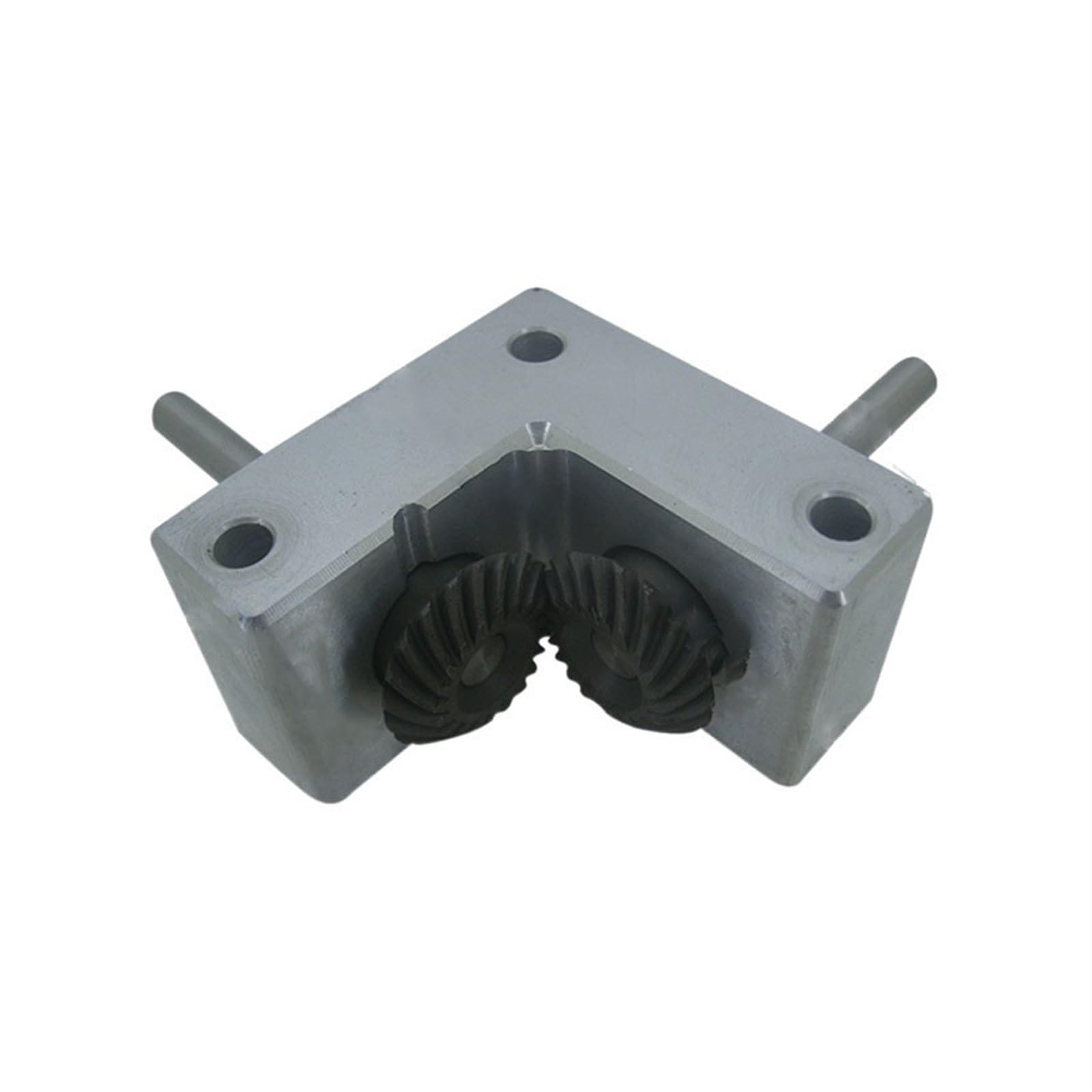 transmisión de ingletes Caja de cambios cónica en espiral de 90 grados, modelo de conmutador en miniatura de ángulo recto, caja de cambios de aleación de aluminio con eje de 6mm y 8 Mm, 1 Uds. piñón m
