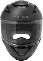 Vista 7 de Sena Stryker Casco inteligente de cara completa con malla integrada y comunicaciones Bluetooth, luz trasera LED y sonido, por Harman Kardon, DOT