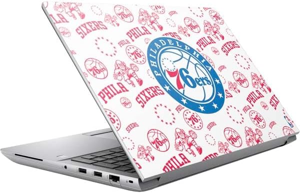 Skinit Decal Laptop Skin Compatible with HP ZBook Fury 16 G10 - Officially Licensed NBA Philadelphia 76ers Canvas Split Design
