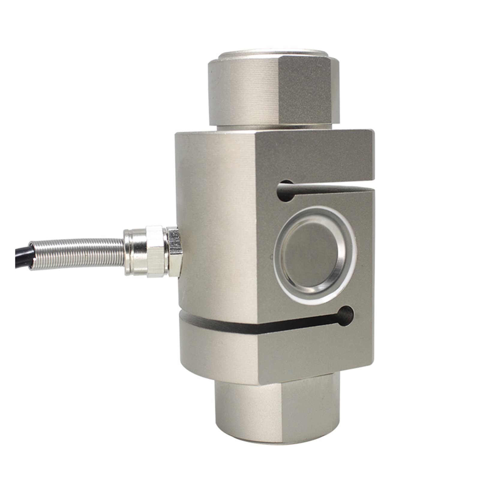 Cfwwsaq One Load Cell, Tension And Compress Force S-Type Load Cell Sensor Weighing Transducer Stress Pull Measuring Test Component 100Kg 1000Kg 5Ton(200Kg)