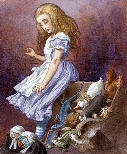 Impression d'affiches Tenniel art portrait toile célèbre pour décoration de salon 60x90cm