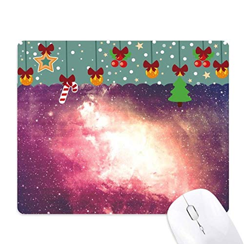 Alfombrilla de ratón de goma con diseño de nebulosa rosa para evitar resbalones molestos