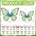 Lerheedi 18 Pcs Large Butterfly Party Decorations 2 Sizes 3D Paper Butterfly Wall Decor Pastel Hanging Butterflies for Birthday Baby Shower Wedding Decorations Women, Paper Flowers for Wall Decor