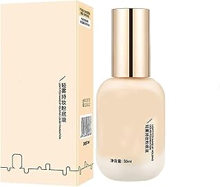 Hydrating Waterproof and Light Long Lasting Foundation Light Fog Makeup Holding Liquid Foundation，Hydrating Foundation for Dry Mature Skin, Cream Liquid Foundation (1Pcs Natural)