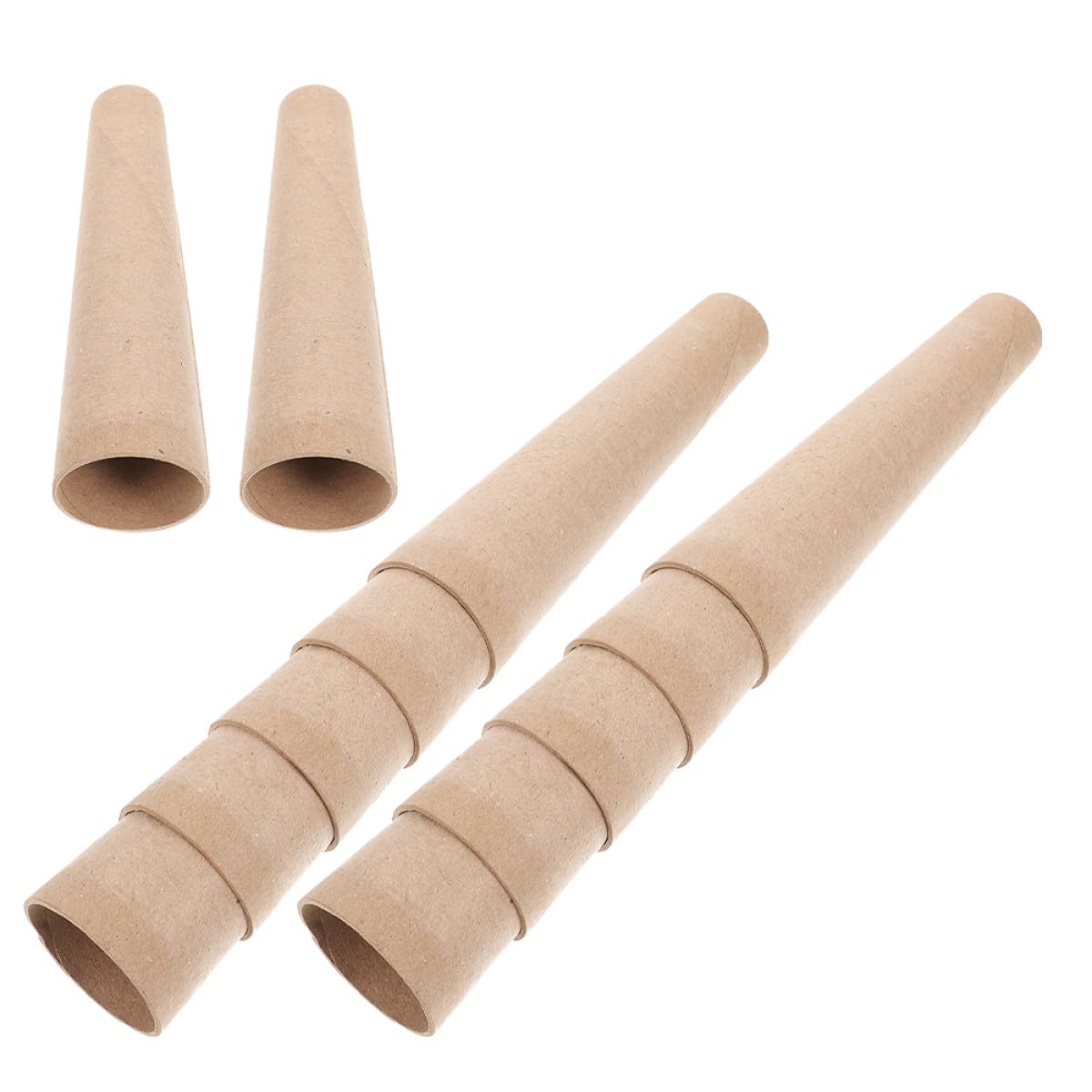 Mikikit 12pcs 3°30′ Manual Yarn Winder Paper Tubes for Textile Use, Large Capacity Wool Winding Tubes, DIY Knitting Machine Replacement Spools for Home and Factory