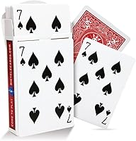 Vista 2 de Magic Makers One Way Forcing Red Bicicleta Back Decks Combo 7 Picas y Jack Diamonds - 2 cubiertas incluidas