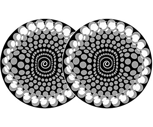 Zomo SLIPMAT-B-WH 2 Feutrines vinyles Balls Blanc