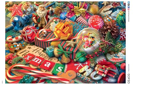 Ceaco - Christmas Chaos - Rompecabezas de 2000 Piezas para Adultos | Arte de Eduard, Hecho en EE.UU., Cartón Reciclado, Tamaño Terminado 38 x 26 pulgadas, Incluye Póster, Arte Enmarcable, Para Regalar miniatura 5