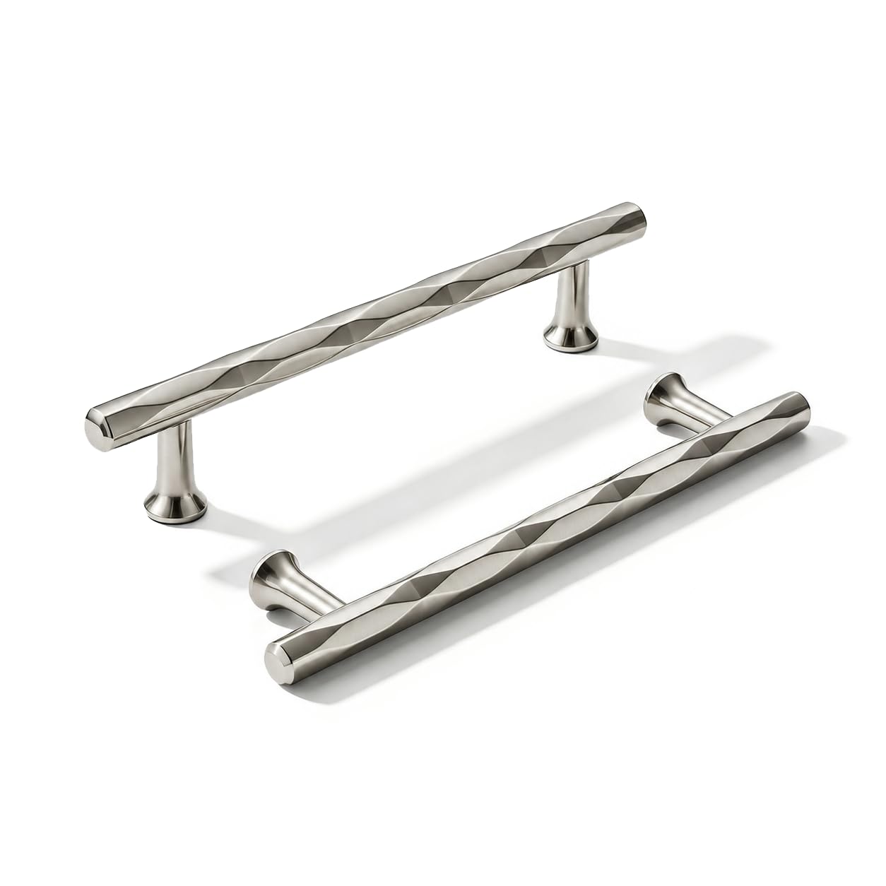 Photo 1 of khtumeware 5-Pack 5-Inch Cabinet Pulls, Brushed Nickel