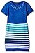 Derek Heart Big Girls' Cap Sleeve Scoop Neck Striped Dress with Rib Waist Band
