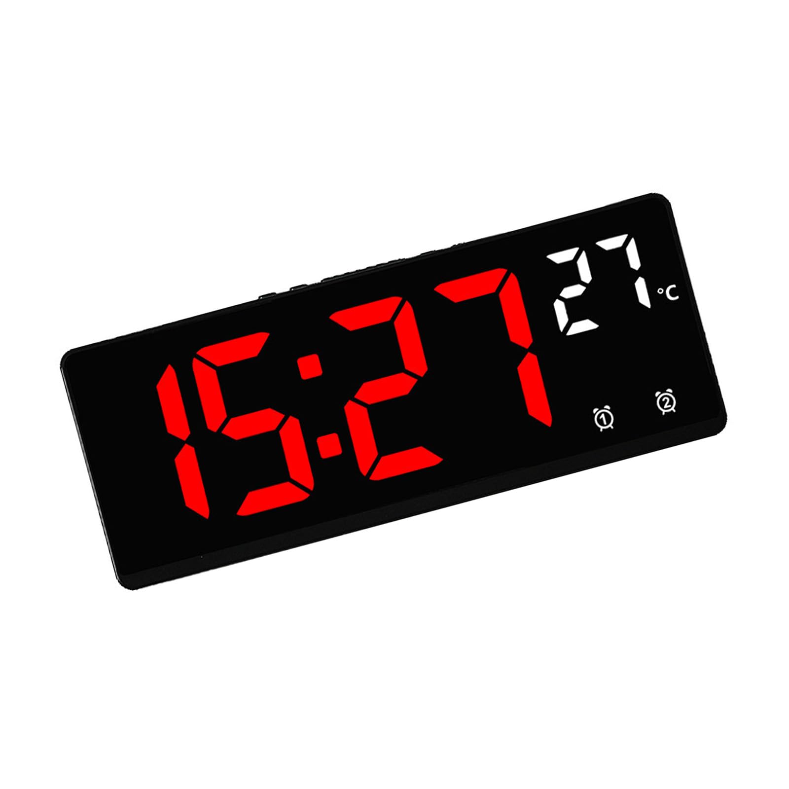 Yhplxyuus Modern Multifunctional Digital Clock with Alarm and Calendar for Bedroom Study or Use Alarm Clock