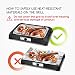 Aigostar Lava 31LDQ– Barbacoa eléctrica, Grill, 2000W, bandeja recoge grasa, uso con...