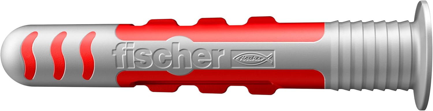 fischer Practical helper outdoor and wet room, dowel box, 130 pieces with stainless steel screws, DuoPower & DuoSeal dowels, universal set for fixings in wet rooms and outdoor areas