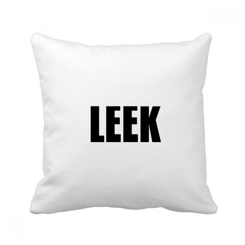 Coussin poireau Leek Foods décoration de canapé multicolore 40x40cm