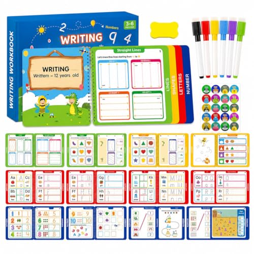 Image of PATPAT ABCD Writing Practice for Kids Tracing Books for Kids Ages 3-5