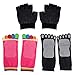 SUPVOX 2 Paires Chaussettes Yoga Antidérapantes Chaussure Femme Chaussettes de Danse et 1 Paire Gants Antidérapants pour Barre Yoga Pilates Fitness Skid Chaussettes