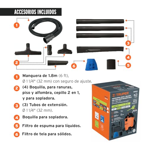 Opiniones de Aspiradora para Agua disponible en línea. 24 Aspiradora para Agua marca TRUPER (3)