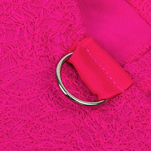 CuteBone Summer Dog Dress with Harness D-Ring for Small Dogs Wedding Cat Clothes Girl Puppy Outfit Pink Shirt Flower… - Image 6
