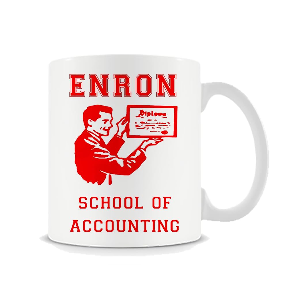 Giftme Enron School of Accounting, Accounting Mug, 11oz White Ceramic Mug.