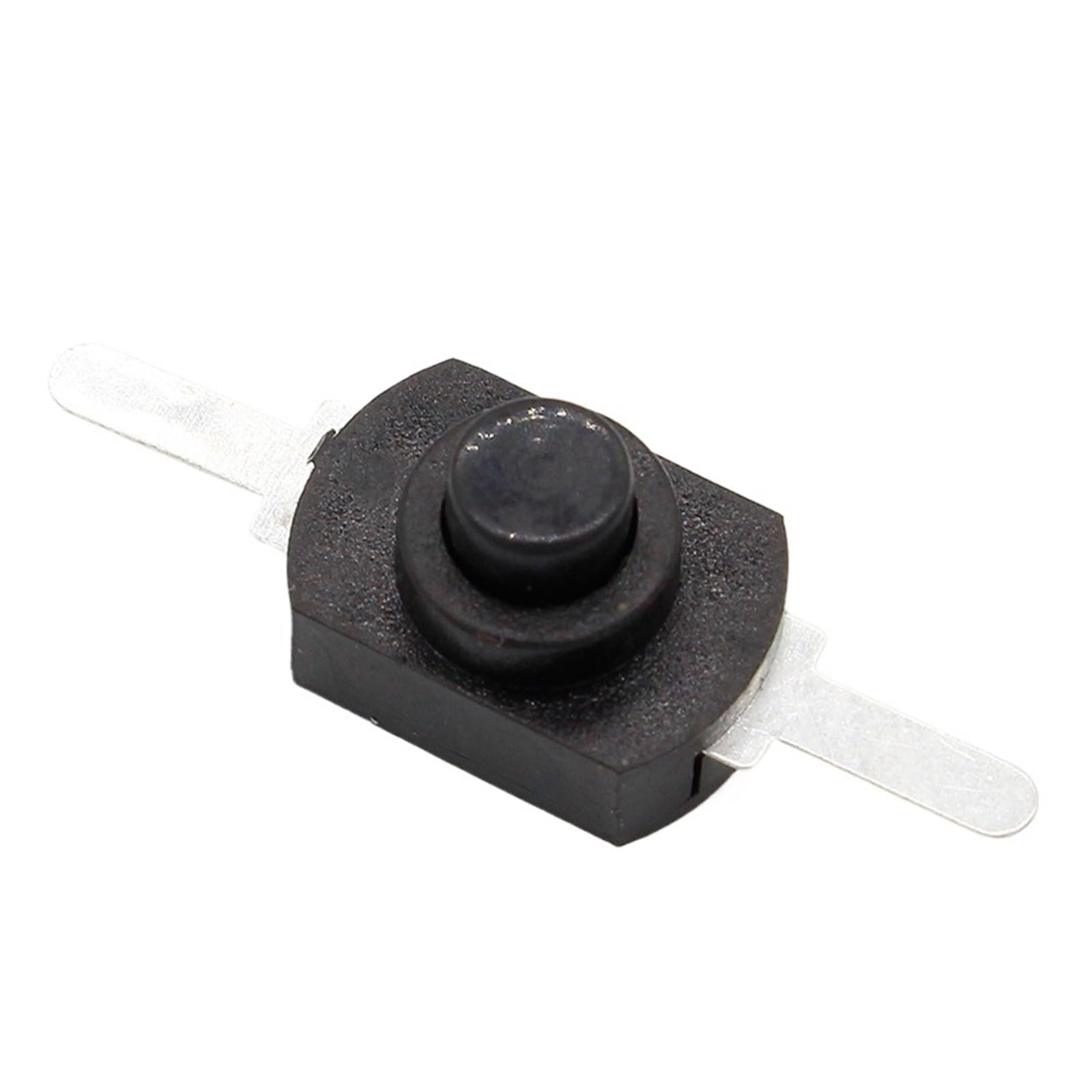 AARTERZZA 10pcs DC 30V 1A Black On Off Push Button Switch for Torch