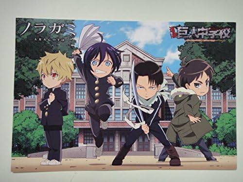 Amazon ノラガミ 進撃の巨人 購入特典コラボイラストポストカード2 アニメ 萌えグッズ 通販